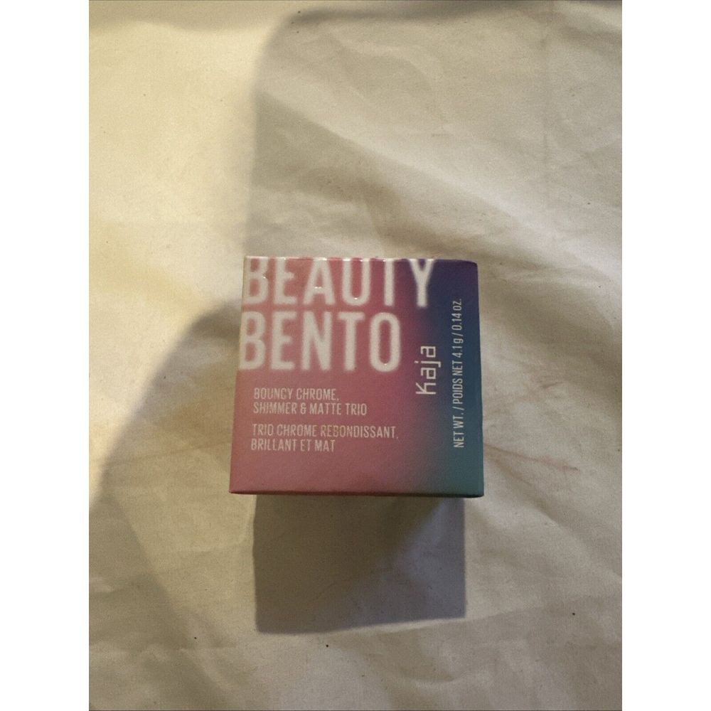 Beauty Bento~Kaja~Bouncy Chrome & Shimmer & Matte Eyeshadow~Trio~peach Apricot